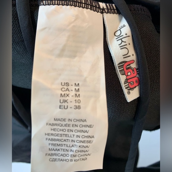 NWT The Bikini Lab Black one Piece Bathing Suit - Picture 5 of 10